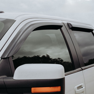 Clim Art® - Tape-On Dark Smoke Front and Rear Side Window Deflectors