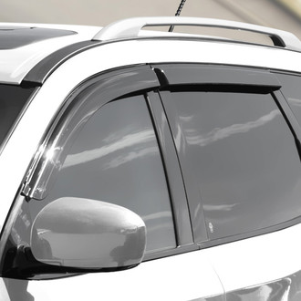 Clim Art® - Tape-On Dark Smoke Front and Rear Side Window Deflectors