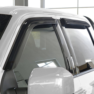 Clim Art® - Tape-On Dark Smoke Front and Rear Side Window Deflectors