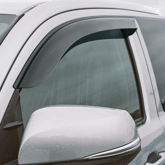 Clim Art® - Tape-On Dark Smoke Front Side Window Deflectors