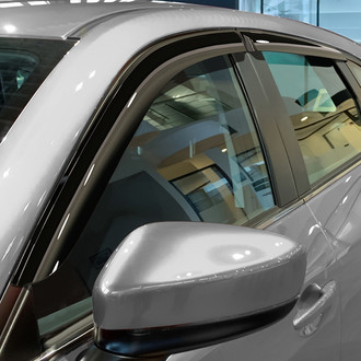 Clim Art® - Tape-On Dark Smoke Front and Rear Side Window Deflectors