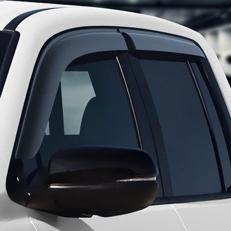 Clim Art® - Tape-On Dark Smoke Front and Rear Side Window Deflectors