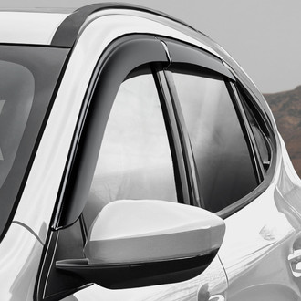 Clim Art® - Tape-On Dark Smoke Front and Rear Side Window Deflectors
