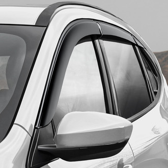 Clim Art® - Tape-On Dark Smoke Front and Rear Side Window Deflectors
