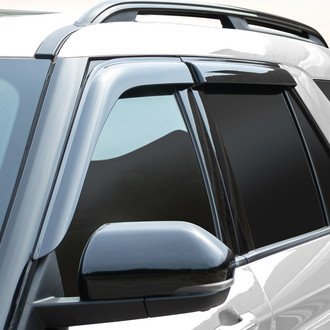 Clim Art® - Tape-On Dark Smoke Front and Rear Side Window Deflectors