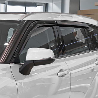 Clim Art® - Tape-On Dark Smoke Front and Rear Side Window Deflectors