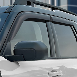 Clim Art® - Tape-On Dark Smoke Front and Rear Side Window Deflectors