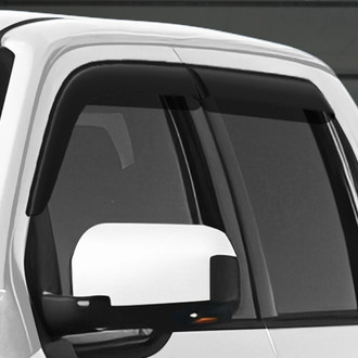 Clim Art® - Tape-On Dark Smoke Front and Rear Side Window Deflectors