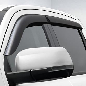 Clim Art® - Tape-On Dark Smoke Front and Rear Side Window Deflectors