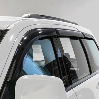 Clim Art® - Tape-On Dark Smoke Front and Rear Side Window Deflectors