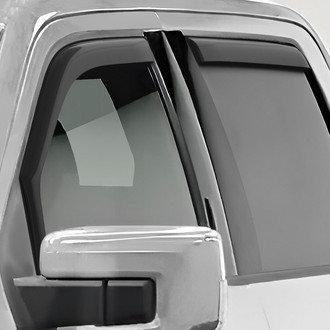 Clim Art® - In-Channel Dark Smoke Front and Rear Side Window Deflectors