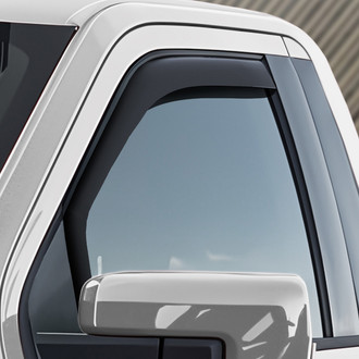 Clim Art® - In-Channel Dark Smoke Front Side Window Deflectors