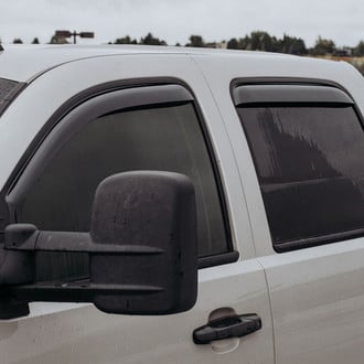Clim Art® - In-Channel Dark Smoke Side Window Deflectors