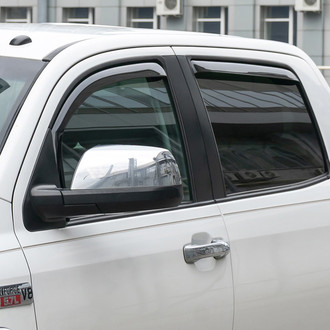 Clim Art® - In-Channel Dark Smoke Front and Rear Side Window Deflectors
