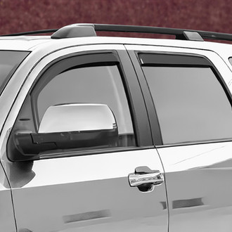 Clim Art® - In-Channel Dark Smoke Front and Rear Side Window Deflectors