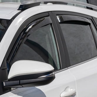 Clim Art® - In-Channel Dark Smoke Front and Rear Side Window Deflectors
