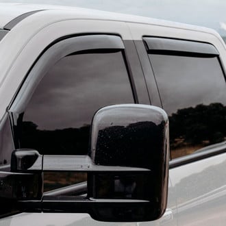 Clim Art® - In-Channel Dark Smoke Front and Rear Side Window Deflectors