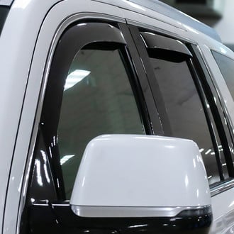 Clim Art® - In-Channel Dark Smoke Front and Rear Side Window Deflectors