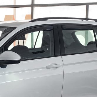 Clim Art® - In-Channel Dark Smoke Front and Rear Side Window Deflectors