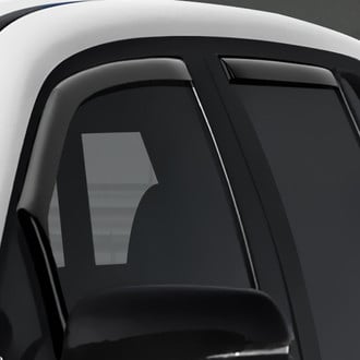 Clim Art® - In-Channel Dark Smoke Front and Rear Side Window Deflectors