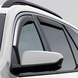 Clim Art® - In-Channel Dark Smoke Front and Rear Side Window Deflectors