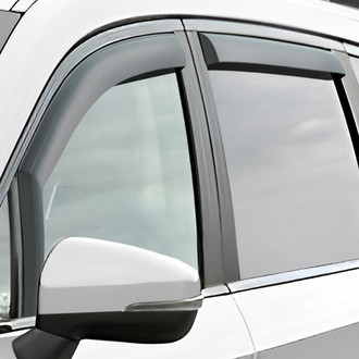 Clim Art® - In-Channel Dark Smoke Front and Rear Side Window Deflectors