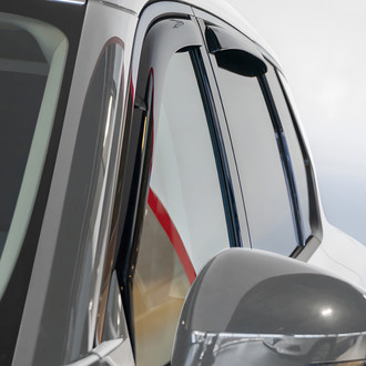 Clim Art® - In-Channel Dark Smoke Front and Rear Side Window Deflectors
