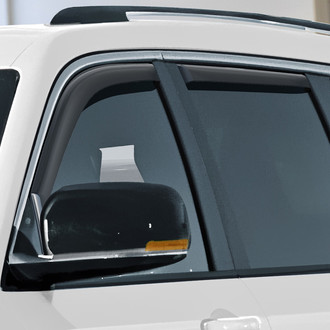 Clim Art® - In-Channel Dark Smoke Front and Rear Side Window Deflectors