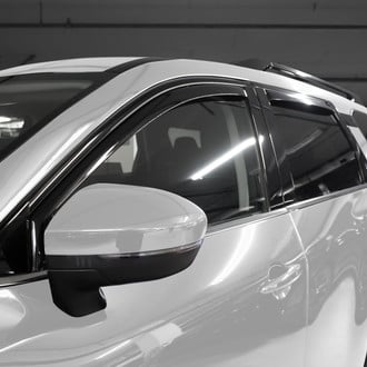 Clim Art® - In-Channel Dark Smoke Front and Rear Side Window Deflectors