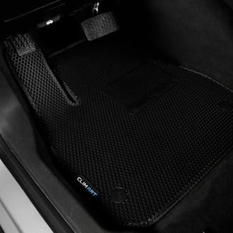 Clim Art® - All-Weather 1st & 2nd Row Black Rubber Floor Mat Set
