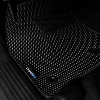 Clim Art® - All-Weather 1st & 2nd Row Black Rubber Floor Mat Set