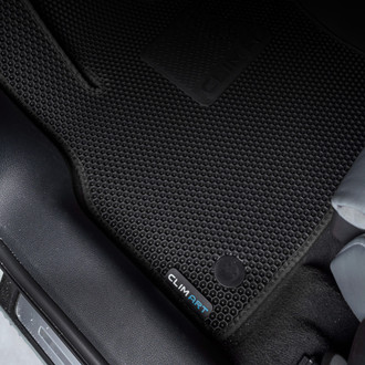 Clim Art® - All-Weather 1st & 2nd Row Black Rubber Floor Mat Set