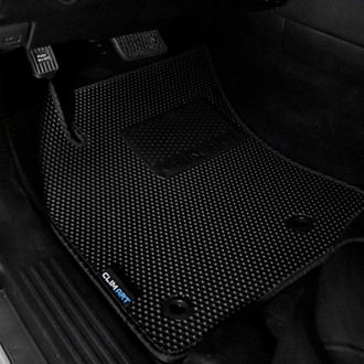 Clim Art® - All-Weather 1st & 2nd Row Black Rubber Floor Mat Set