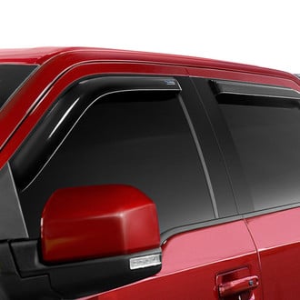 Clim Art® - In-Channel Dark Smoke Front and Rear Side Window Deflectors