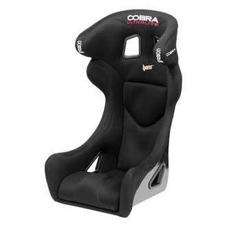 Cobra Seats® C ULT-CC-S-BK - Ultralite Carbon Black Spacer Fabric Race Seat