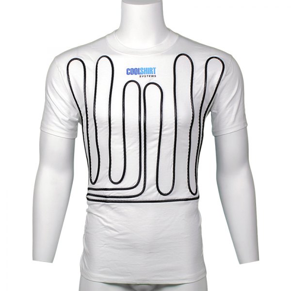 Coolshirt® - Cool Water White 100% Cotton L Shirt