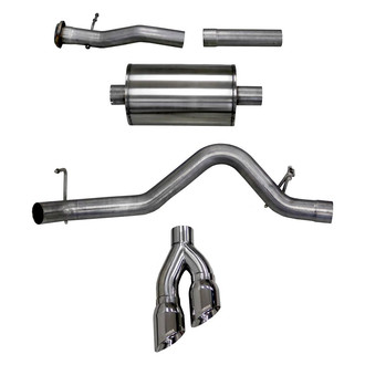 Corsa® - Sport™ 304 SS Cat-Back Exhaust System with Dual Side Exit