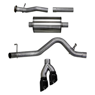 Corsa® - Sport™ 304 SS Cat-Back Exhaust System with Dual Side Exit