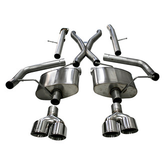 Corsa® - Xtreme™ 304 SS Cat-Back Exhaust System with Quad Rear Exit
