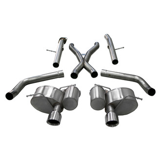 Corsa® - Xtreme™ 304 SS Cat-Back Exhaust System with Split Rear Exit