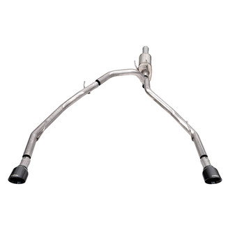 Corsa® - Xtreme™ 304 SS Cat-Back Exhaust System with Split Rear Exit