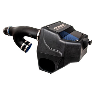 Corsa® - Closed Box Plastic Black Cold Air Intake System with Donaldson PowerCore® Blue Filter