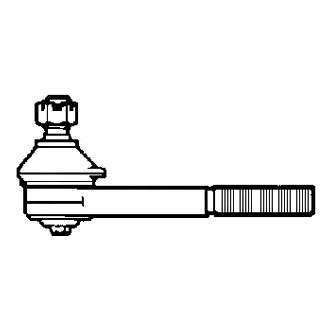 Corteco® - Front Driver or Passenger Side Outer Steering Tie Rod End
