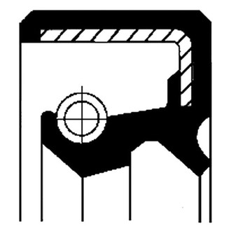 Corteco® - Front Driver or Passenger Side Wheel Seal
