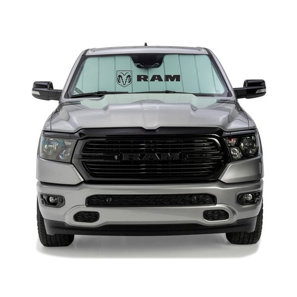  Covercraft® - Mopar Official Licensed UVS100™ Custom Ram Horizontal Silver Heat Shield with Ram Horizontal Logo