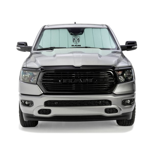  Covercraft® - Mopar Official Licensed UVS100™ Custom Ram Vertical Silver Heat Shield with Ram Vertical Logo