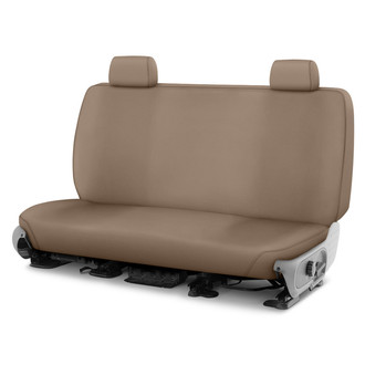 Covercraft® - SeatSaver™ Polycotton 3rd Row Taupe Custom Seat Covers