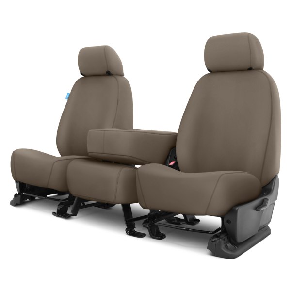  Covercraft® - SeatSaver™ Polycotton 1st Row Wet Sand Custom Seat Covers