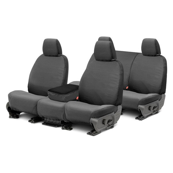 Covercraft® - SeatSaver™ Waterproof Polyester 1st Row Gray Custom Seat Covers