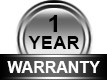 1-Year Warranty